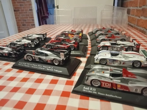 Audi Le Mans győztes versenyautó modellek 1:43 - kép 8