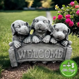 Welcome tábla kiskutyás - kép 3