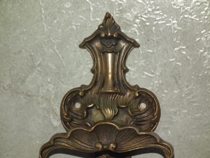 Szokatlan pazar régi réz fogasok 5 db egyben nr.3 - kép 5