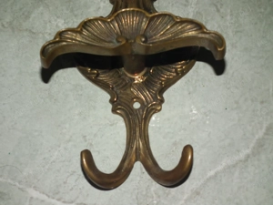 Szokatlan pazar régi réz fogasok 5 db egyben nr.3 - kép 6