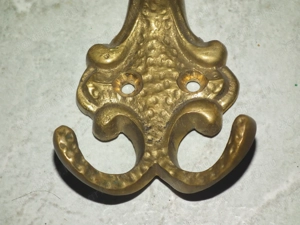 Nagyméretű réz fogasok három ágú 5 db egyben nr.2 - kép 6