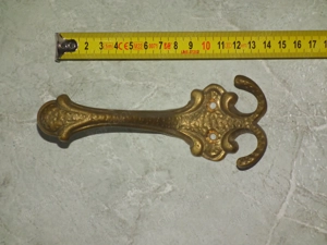 Nagyméretű réz fogasok három ágú 5 db egyben nr.2 - kép 8