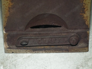 Ritka oroszlánfejes parazsas kolozsvári régi szenes vasaló - kép 11