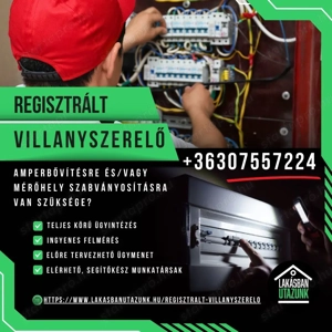 Regisztrált villanyszerelő