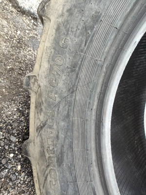 380 70 R24 használt Continental traktor gumi 38  R24 - kép 3