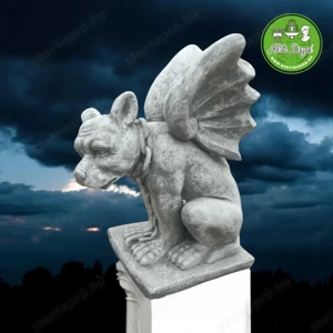 Gargoyle kutya szárnyakkal - kép 3