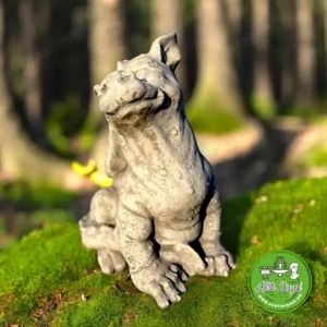 Kis ülő sárkány szobor - kép 3