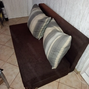 Új Bonell rugós tini méretű kanapé+franciaágykeret ráccsal - kép 2