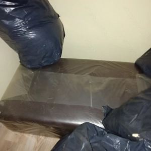 Új Bonell rugós tini méretű kanapé+franciaágykeret ráccsal - kép 3