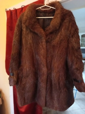 Igazi fényes hódbunda 38-40 -es - kép 2