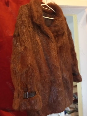 Igazi fényes hódbunda 38-40 -es - kép 3