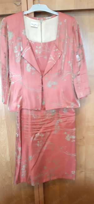 Elegáns, 3 részes selyem kosztüm 40-es méretben eladó. - kép 3