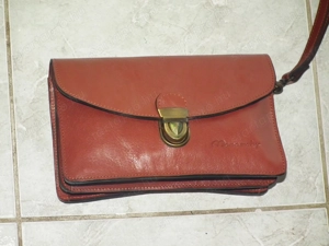 Újszerű Monarchy valódi bőrtáska bőr táska autóstáska autós kis táska - kép 7