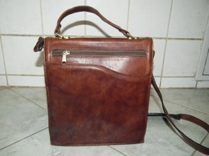 Giudi férfi minőségi kézitáska válltáska valódi bőrtáska bőr táska - kép 3