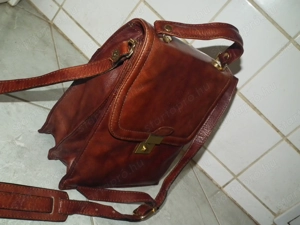 Giudi férfi minőségi kézitáska válltáska valódi bőrtáska bőr táska - kép 2