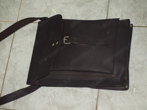 Szép retró katonai táska férfi bőrtáska bőr táska válltáska nr.1 - kép 3