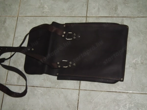 Szép retró katonai táska férfi bőrtáska bőr táska válltáska nr.1 - kép 7