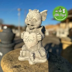 Szerető kis sárkány, love szív - kép 2