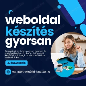 Weboldal Készítés, Webáruház készítés GYORSAN