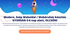 Weboldal Készítés, Webáruház készítés GYORSAN - kép 2