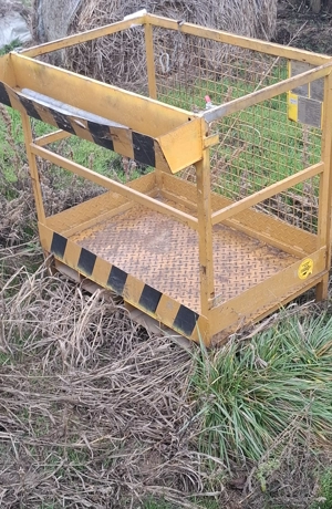 Emelőkosár targoncára rakodóra - kép 2