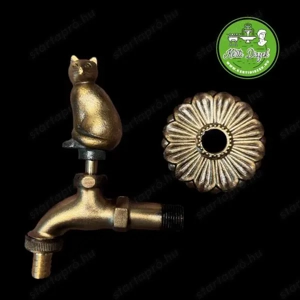 Kerti réz csap cicás