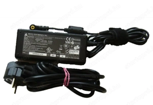 Notebook töltő, hálózati adapter, DELL, TOSHIBA, GATEWAY, ACER típusokhoz, Delta SADP-65KB B. - kép 3