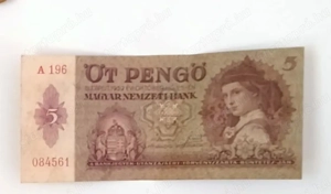 Használt pengő papírpénzek és érmék - kép 2