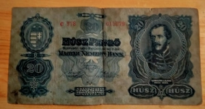 Használt pengő papírpénzek és érmék - kép 3