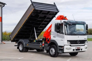 Mercedes - Benz Atego 1222 BlueTec4 - Billenőplatós - Darugémes teherautó EURO4 - kép 3