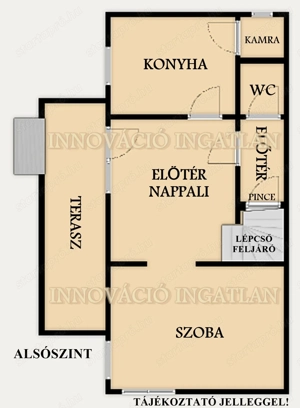 Kíváló adottság, kert, terasz, garázs, belső 2 szintes lakás eladó! - kép 13