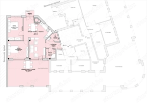 A Deák térnél panorámás nagy teraszos lakás kiadó! - kép 9