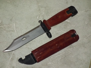 NOS Katonai kés AK - bajonett buschcraft kés vadászkés Kalashnikov bajonett túrakés kemping kés - kép 2