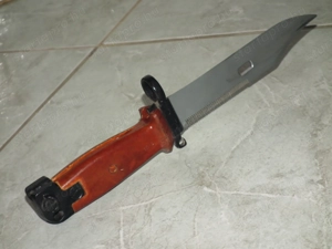 NOS Katonai kés AK - bajonett buschcraft kés vadászkés Kalashnikov bajonett túrakés kemping kés - kép 7