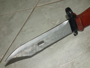 NOS Katonai kés AK - bajonett buschcraft kés vadászkés Kalashnikov bajonett túrakés kemping kés - kép 11