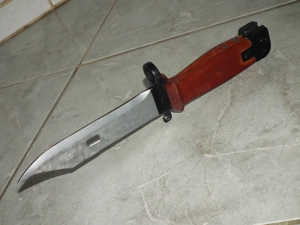 NOS Katonai kés AK - bajonett buschcraft kés vadászkés Kalashnikov bajonett túrakés kemping kés - kép 10