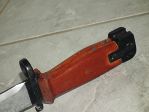 NOS Katonai kés AK - bajonett buschcraft kés vadászkés Kalashnikov bajonett túrakés kemping kés - kép 12