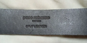 Paco Rabanne One Million valódi, hasított bőr öv. - kép 3