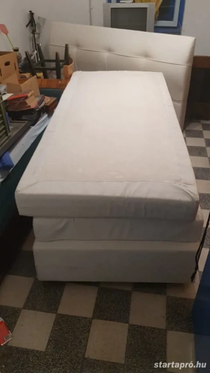 Franciaágy , magas háttámlával - kép 2