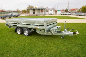 Új hidraulikusan billenő utánfutó (360x170cm - 3500kg) akciósan bruttó 3.499.000 Ft - kép 2