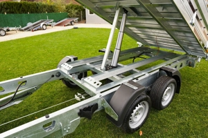 Új hidraulikusan billenő utánfutó (360x170cm - 3500kg) akciósan bruttó 3.499.000 Ft - kép 7