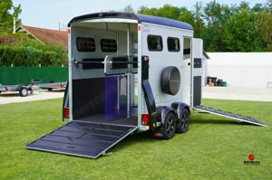 Új Böckmann Portax L K lószállító utánfutó - extrákkal szerelve - csak bruttó 11.000.000 Ft - kép 3