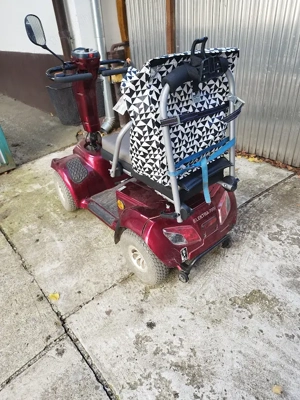Elektromos moped, műkődőképes, használt jó állapotu, korának megfelelő állapotu. - kép 4