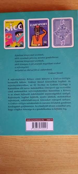 Fejtörők, matematikai és logikai könyvek, IQ új irodalmi könyv ifjúsági - kép 6
