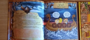 Kis tudományos történelmi könyv játékos ismeretszerzés aranyásók és vikingek újszerű - kép 2