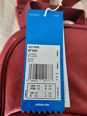 Adidas kisméretű kb ridikül nagyságú hátizsák új címkés  - kép 3