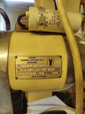 Önélezös szabászgép  220W 380W működik. Használt, de jó állapotu. - kép 4