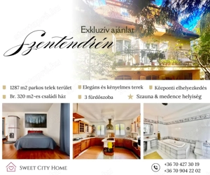 Elegáns rezidencia Szentendrén ELADÓ