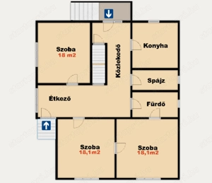 Kömpöc központjában 3 szobás családi ház eladó   M5-ös közelében! - kép 2