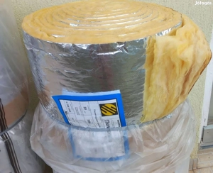 10 cm vastag alufóliás üveggyapot - új, bontatlan tekercsek!